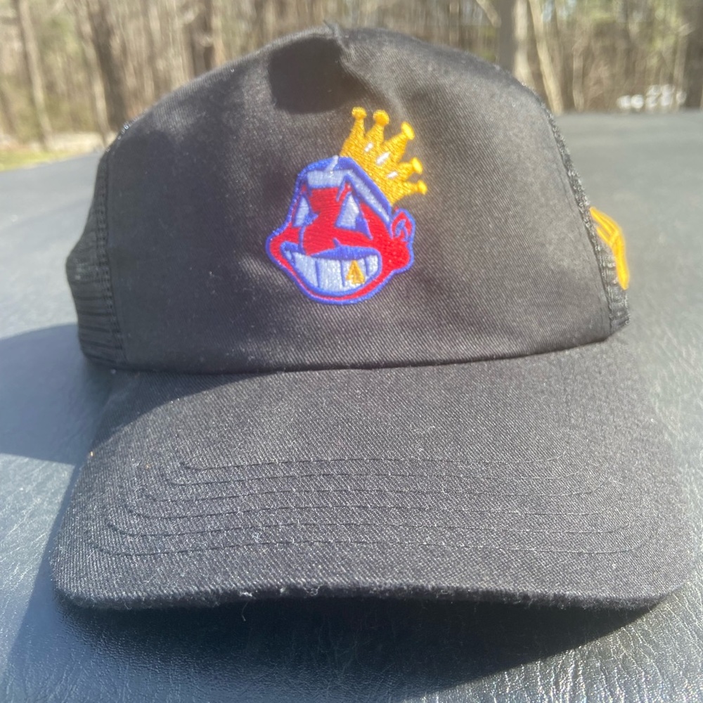Cleveland Indians Gold Tooth Hat. Mesh. Adjustable.
